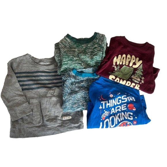 Old Navy Other - BUNDLE of Five Little Boys Long Sleeve Tops Size 18 Months